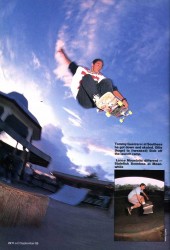 Tommy Guerrero and Lance Mountain at Southsea Skatepark in 1988