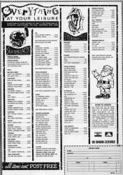 Everything at Your Leisure Advert December 1989