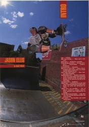 Jason Ellis Interview December 1989. Photograph copyright: David Walsh