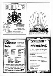 Airbourne Zorlac, Rodolfos, Wheels and Waves plus USA American Skates Adverts