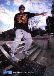 Warren Brown Skating in the City of London 1991