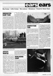 British skateboarding news from 1991