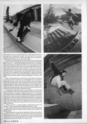 Curtis McCann article about skateboarding May 1991