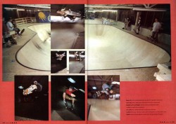 Hamburg skatepark bowl, 1991